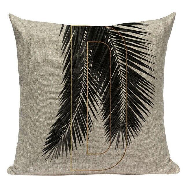 Coussin Imprimé Palmier