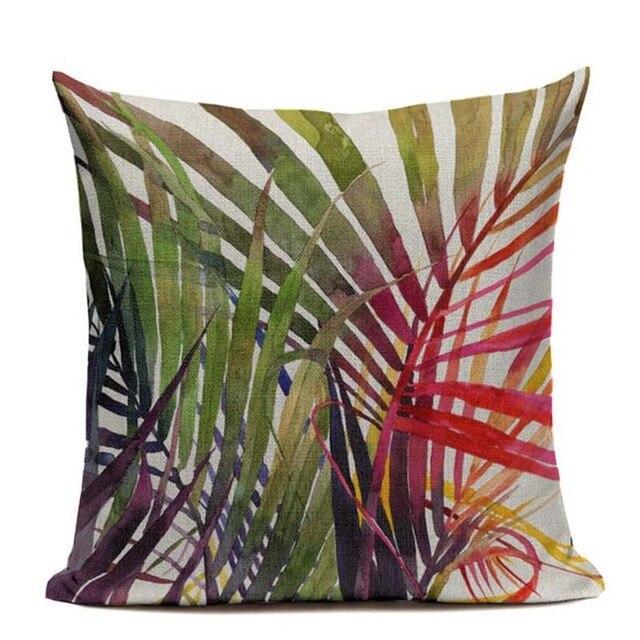 Coussin Imprimé Tropical