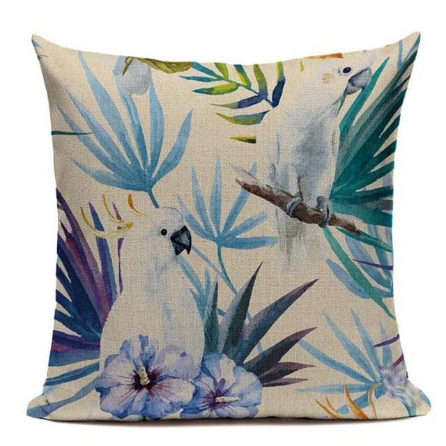 Coussin en Perroquet