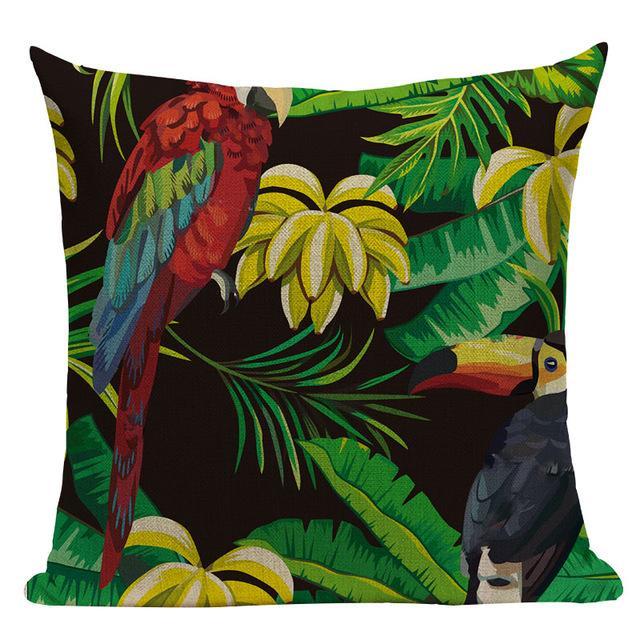 Coussin Jungle housse avec coussin