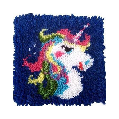 Coussin Licorne Au Crochet