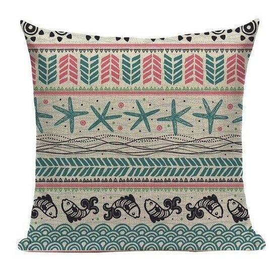 Coussin Motif Aztèque