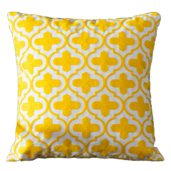 Coussin Moutarde Vintage