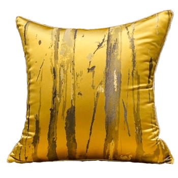 Coussin Ocre Velours