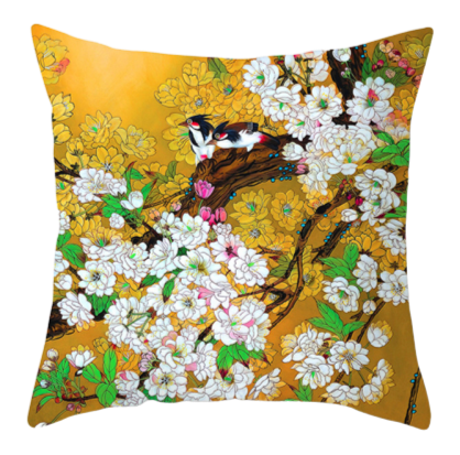Coussin Oiseau Paradis