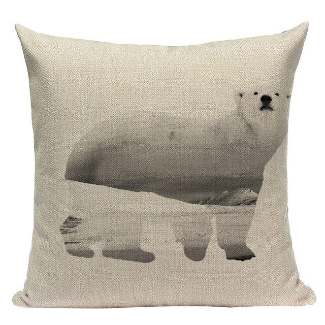 Flag Sweater Bear : Housse de coussin Accessoire en Coton - Ralph Lauren Flag Sweater Bear : Housse de coussin Accessoire en Coton - Ralph Lauren