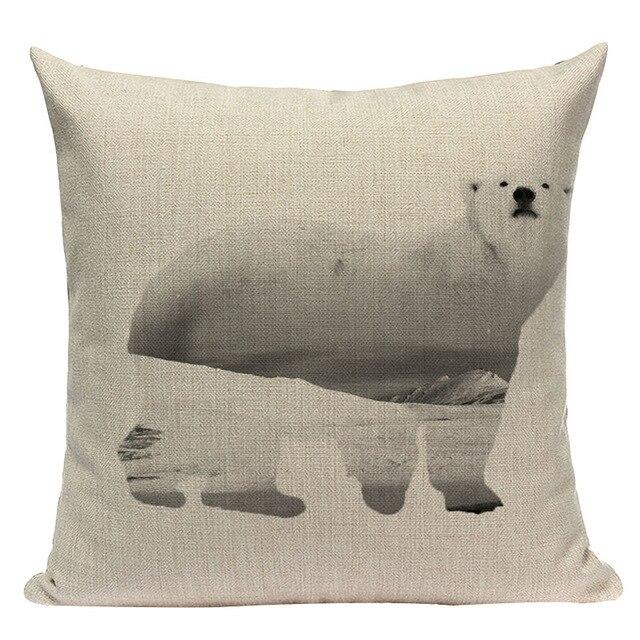 Coussin Ours Polaire