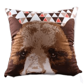 Coussin Petit Ours Brun