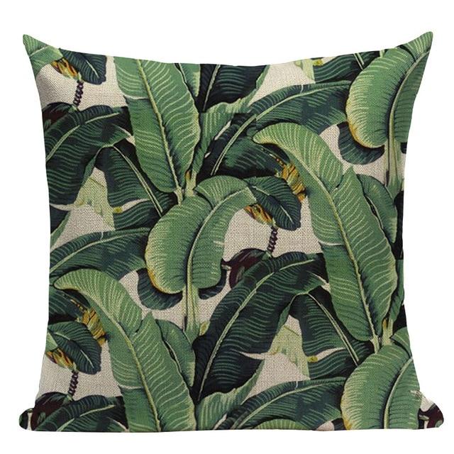 Coussin Plante Verte