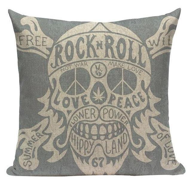 Coussin Rock N'Roll