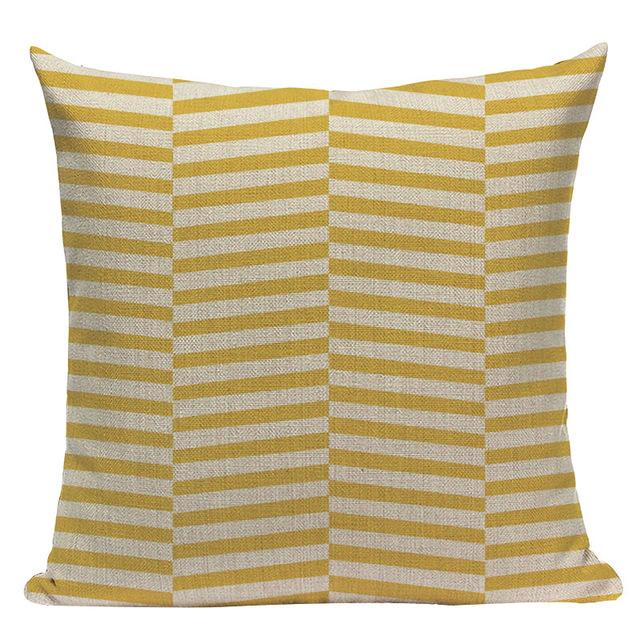 Coussin Salon Jaune