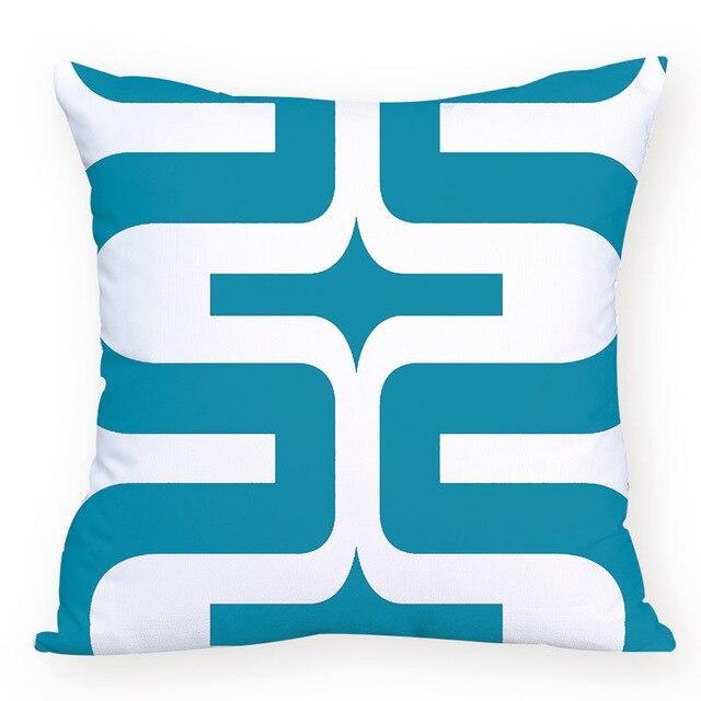 Coussin Scandinave Bleu Clair