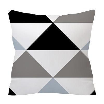 Coussin Scandinave Noir et Blanc