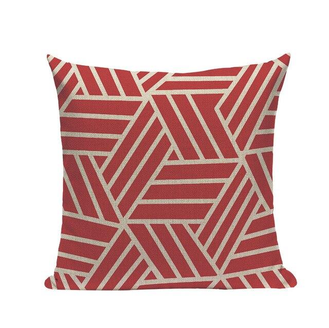 Coussin Scandinave Rouge