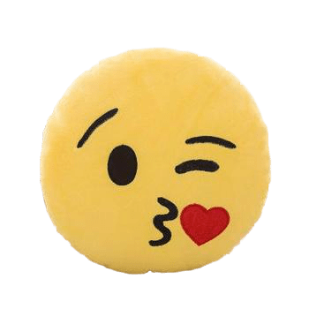 Coussin Smiley Coeur