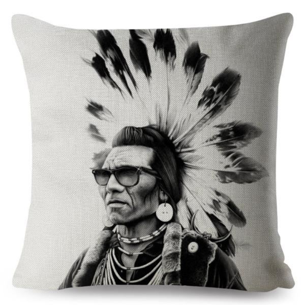 Coussin Tête d'Indien