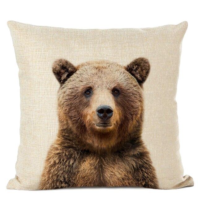 Coussin Ours : housses et coussins à l'image de l'Ours | Coin Coussin