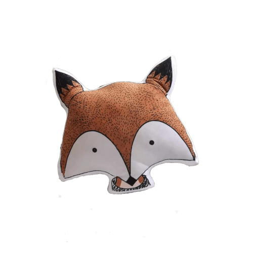 Coussin Tête De Renard