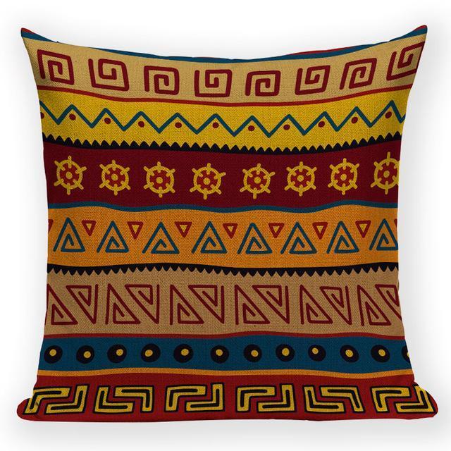 Coussin Tissu Africain