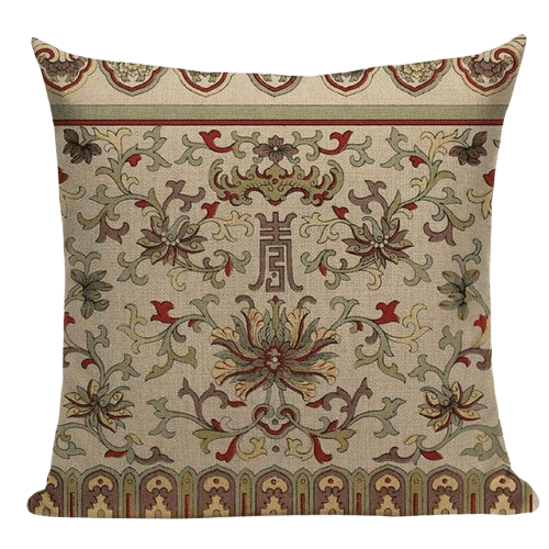 Coussin Tissu Vintage