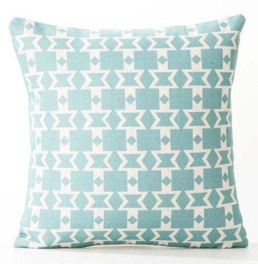 Coussin Turquoise Ethnique