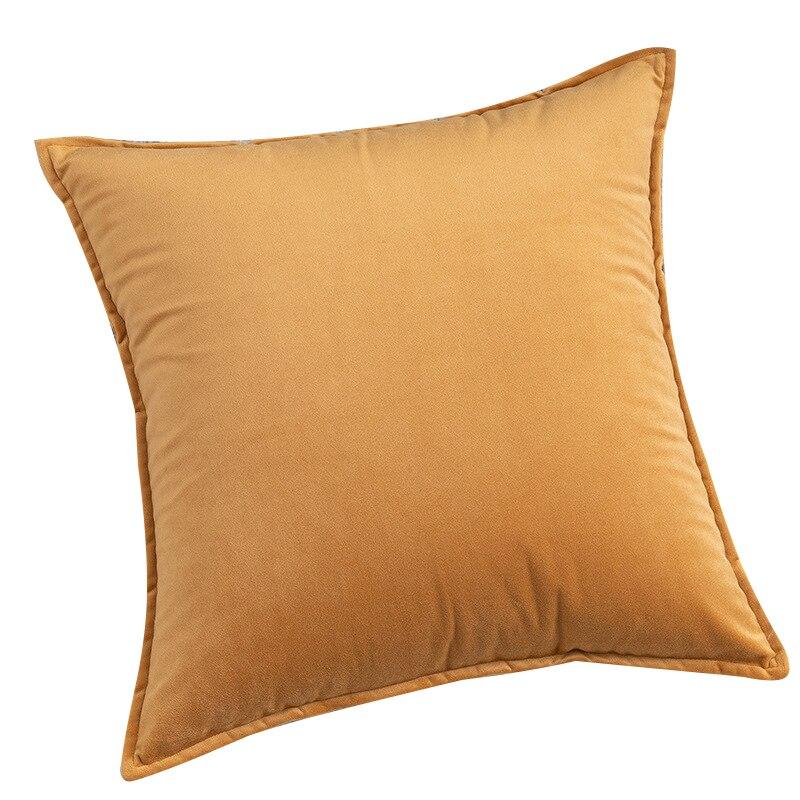 Coussin Velours Beige