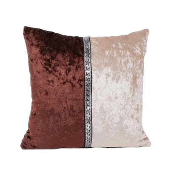 Coussin Velours Camel