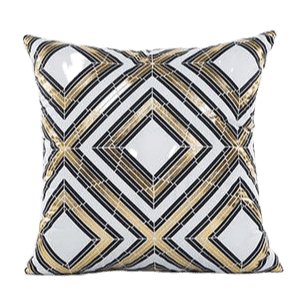 Coussin Velours Doré