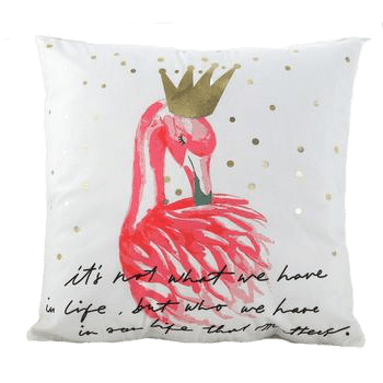 Coussin Velours Et Lin