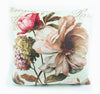 Coussin Velours Fleuri