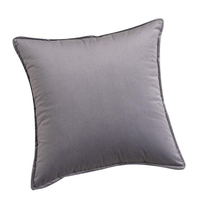 Coussin Velours Gris