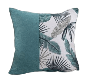 Coussin Velours Motif Jungle