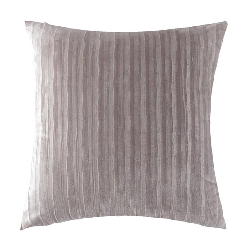 Coussin Velours Rayé