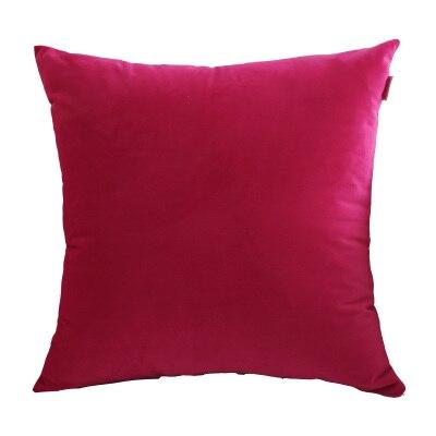 Coussin Velours Rose Foncé