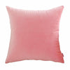 Coussin Velours Rose Pale
