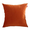 Coussin Velours Rouille