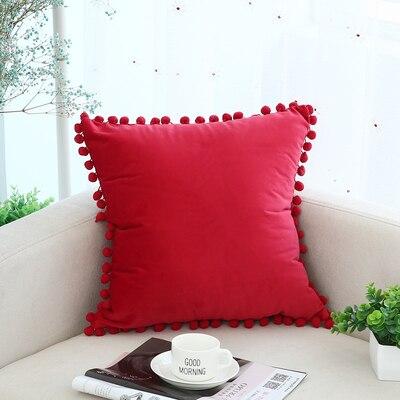 Coussin Velours Terre Cuite