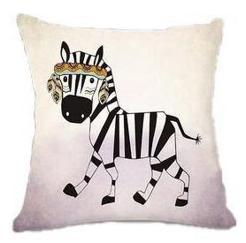 Coussin Zèbre Housse