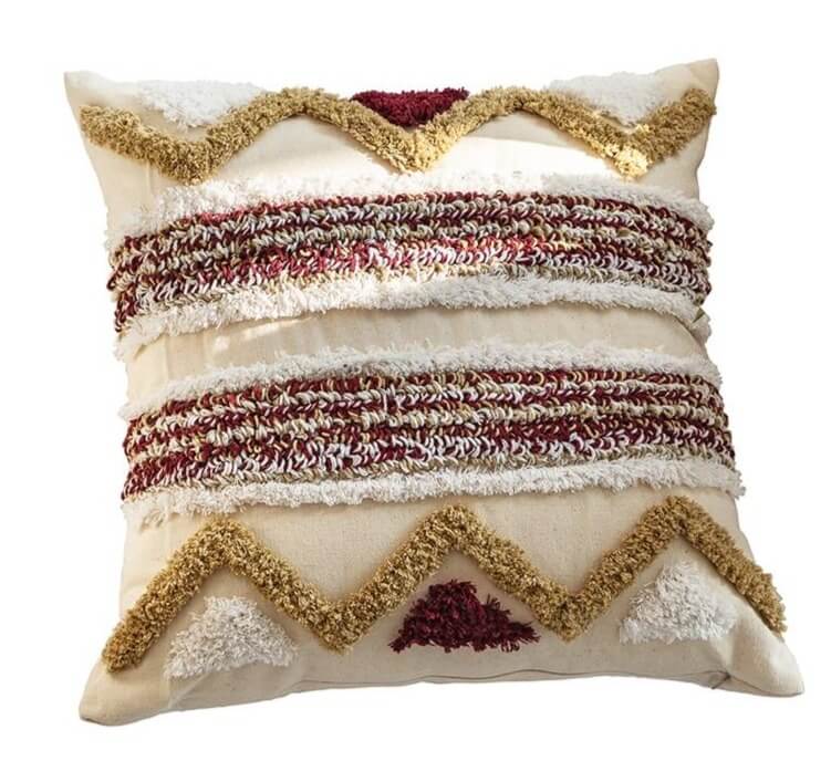 Coussin Marocain Rouge