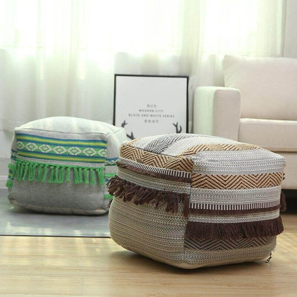 Pouf Berber - Wool pouf checkered - pouf marocain - pouf ottoman - coussin fait main - couvercle pouf-housse de coussin au sol damier shops pouf