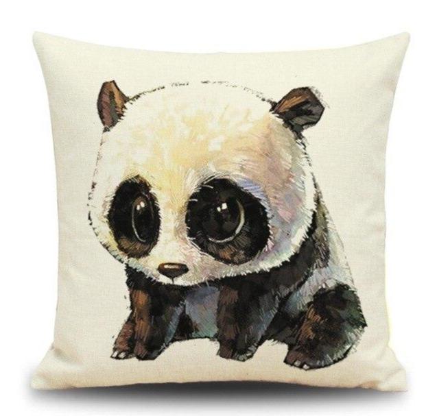 Housse Coussin Panda