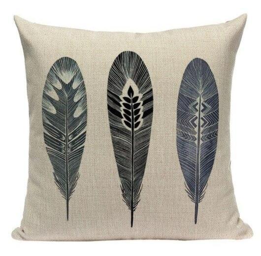 Housse Coussin Plume