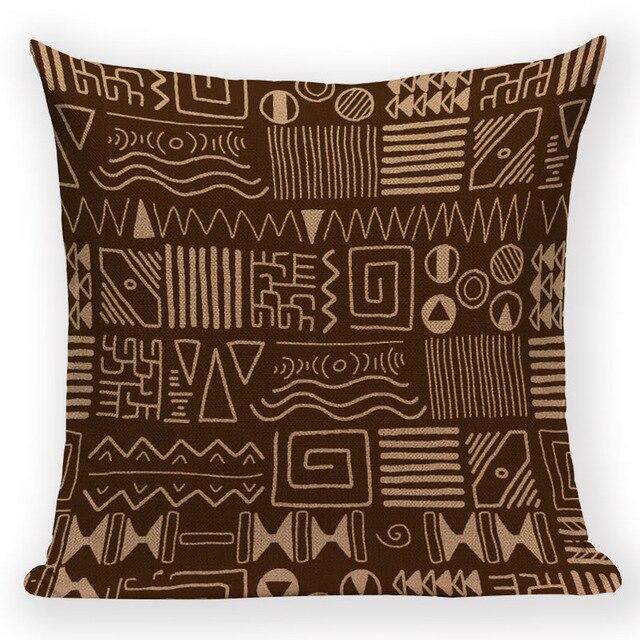 Housse Coussin Tissu Africain