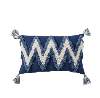 Housse De Coussin Berbère Bleu