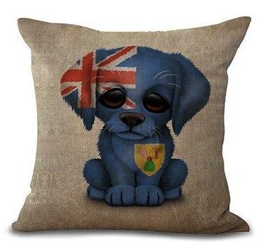 Housse De Coussin Déco Chien