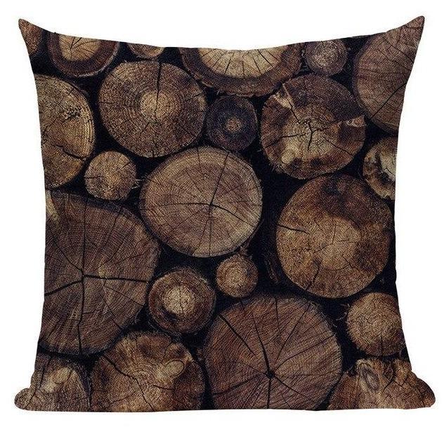 Housse De Coussin Pour Canapé En Bois
