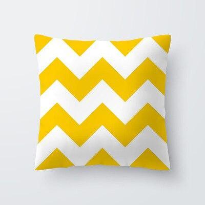 Housse De Coussin Scandinave Jaune