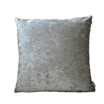 Housse De Coussin Velours Gris Égyptien