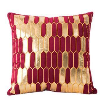 Housse De Coussin Velours Rouge