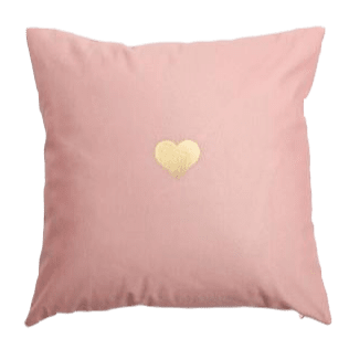 Taie d'Oreiller Motif Coeur